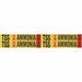 Pipe Marker Ammonia 1 1/8in H 7in W