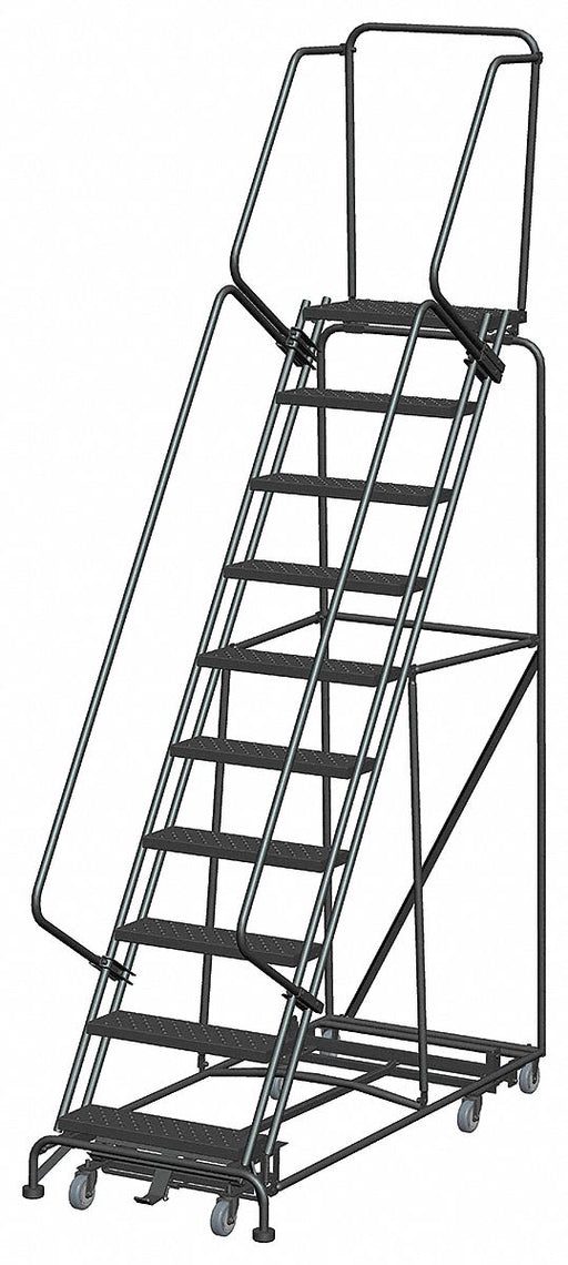 Lockstep Rolling Ladder Steel 100 In.H