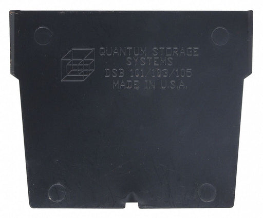 BinDivider 3inL Plastic Black PK50