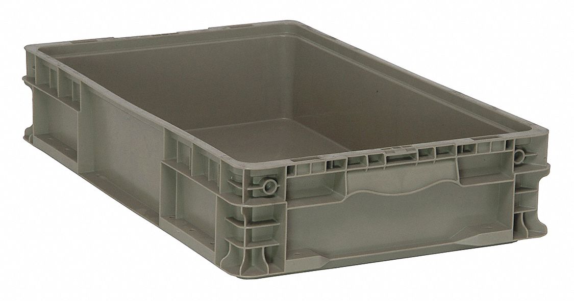 Straight Wall Ctr Gray Solid HDPP