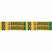 Pipe Marker Ammonia 1 1/8in H 7in W