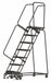 Lockstep Rolling Ladder Steel 70 In.H