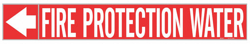 Pipe Marker Fire Protection Water