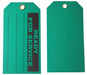 Tag Green Cardstock 5-3/4inH 3inW PK100