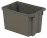 Stk and Nest Ctr Gray Solid Polyethylene