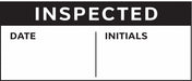 InspectionLabel Black/White PK350