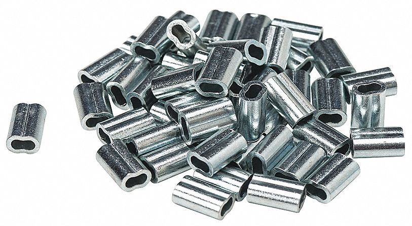 Valve Tag Crimp Aluminum PK100