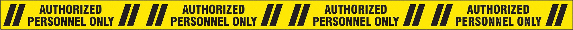 Floor Tape Black/Yellow 3 inx60 ft Roll