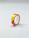E0415 Floor Tape Pink/Yellow 1 inx54 ft Roll