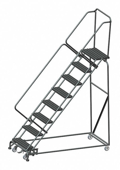 Lockstep Rolling Ladder Steel 80 In.H