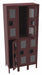 Wrdrb Lckr 2x3Lckr Wine 78 x36 x18 Assm