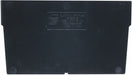 BinDivider 7.625inL Plastic Black PK50