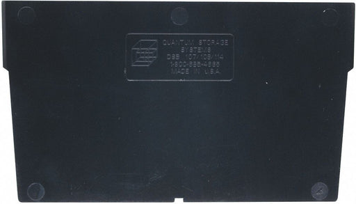 BinDivider 7.625inL Plastic Black PK50