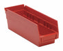 F0613 ShelfBin 11.625inL 4.125inW Plastic