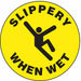 Slip-Gard Round Floor Sign 17 X17 