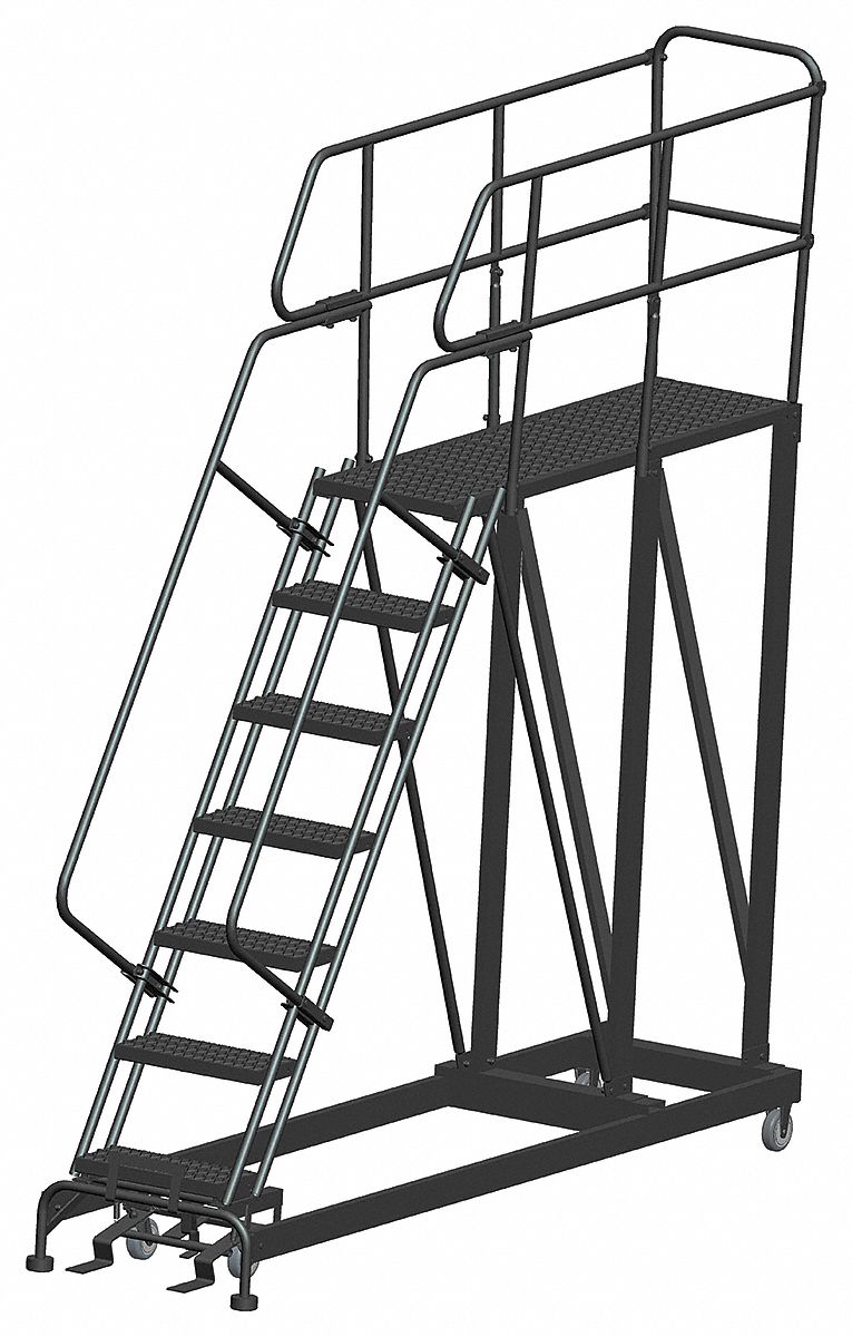 M8935 Roll Work Platform Steel Single 70 In.H