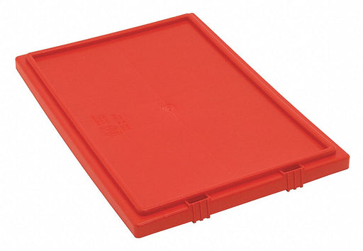 E1889 Lid 12.375 in W Plastic Red