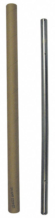 Hand Truck Axle Kit 500 lb Steel Silver