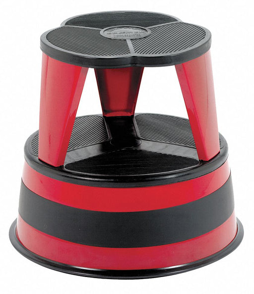 E7784 Office Step Stool Red 14-1/2 H 350lb