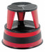 E7784 Office Step Stool Red 14-1/2 H 350lb