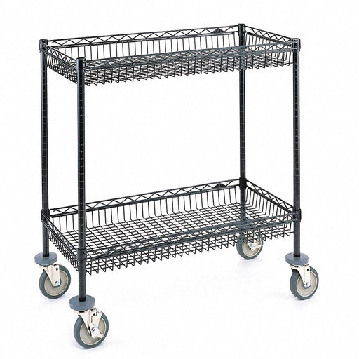 CART 2 BASKET BLACK 39 HX18 WX48