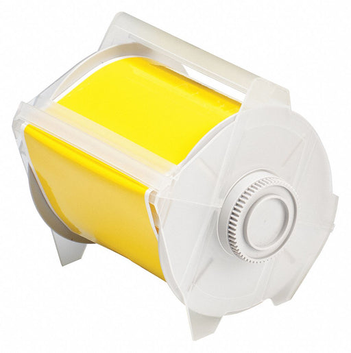 ContinuousLabelStock Yellow Gloss 4inW