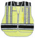 E7855 Safety Vest Hi Vis Green Police M/XL