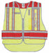 E7856 Safety Vest Hi Vis Green Fire M-XL