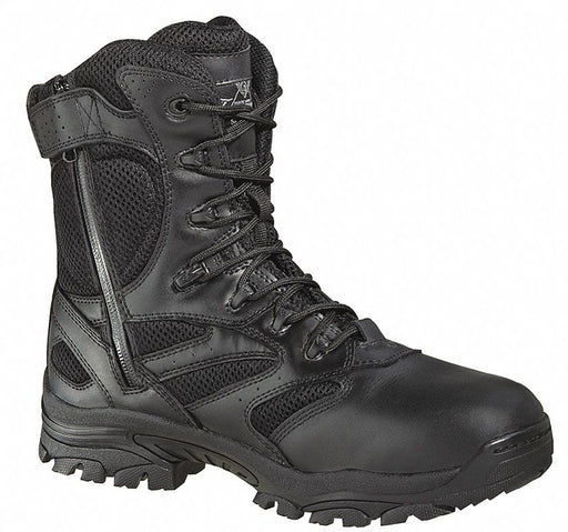 E7871 WorkBoot Black Unisex15W SideZipper PR