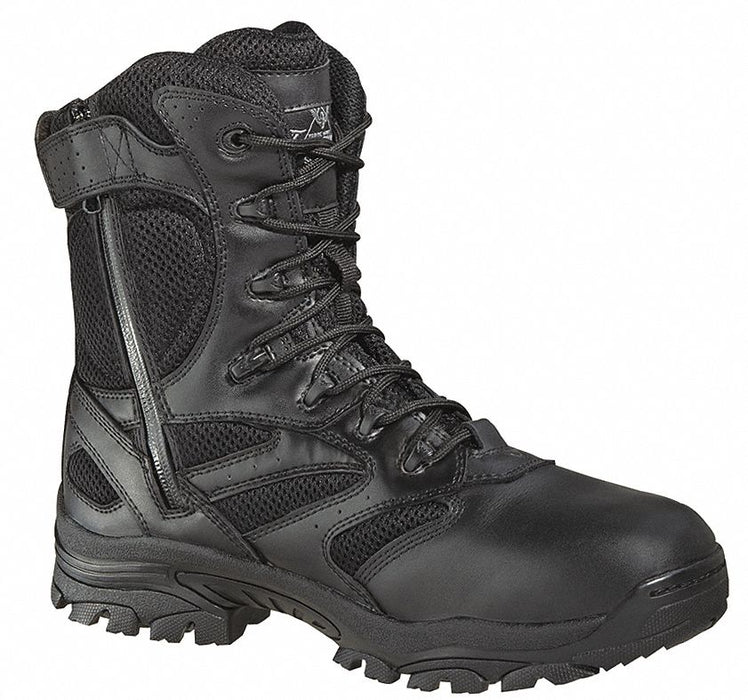 E7871 WorkBoot Black Unisex11W SideZipper PR