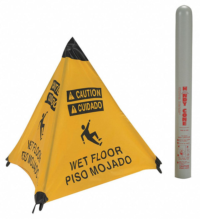 Handy Cone Yellow Nylon 18 in H