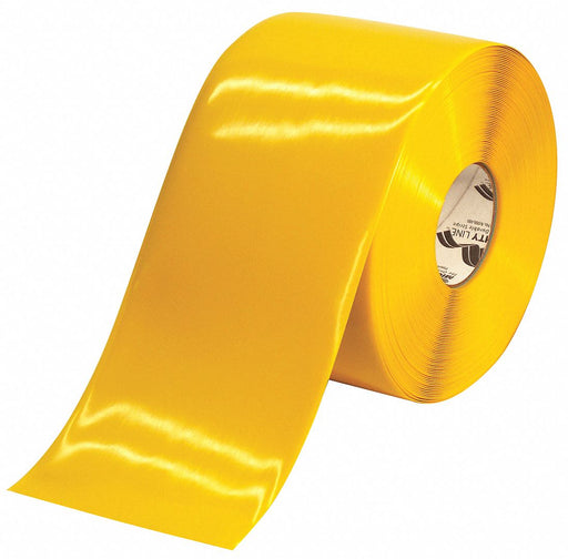 E7645 Floor Tape Yellow 6 inx100 ft Roll