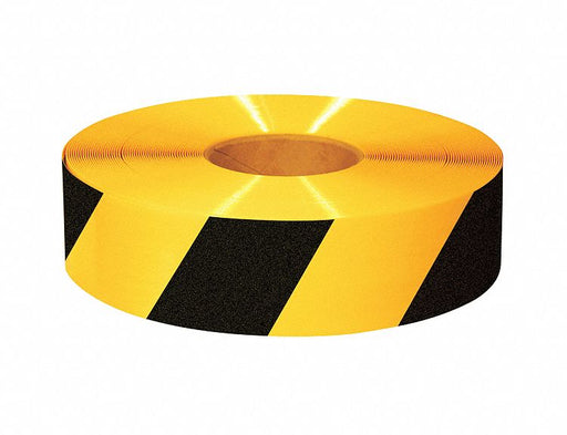 K3724 Floor Tape Black/Yellow 3 inx100 ft Roll