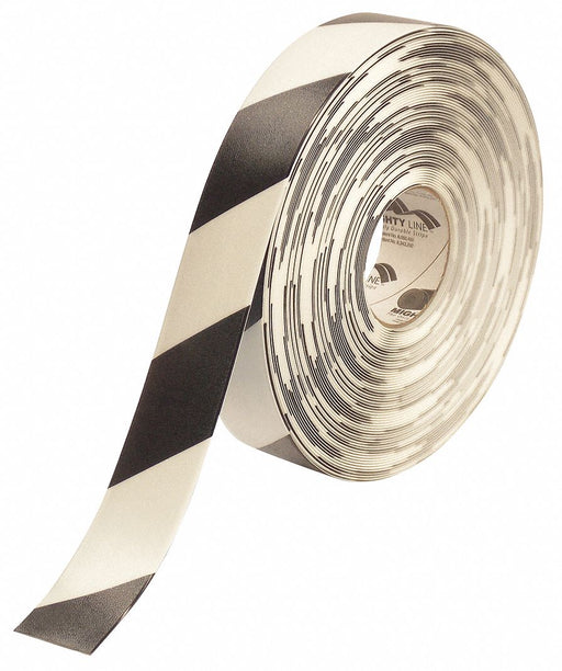 K3721 Floor Tape Black/White 2 inx100 ft Roll