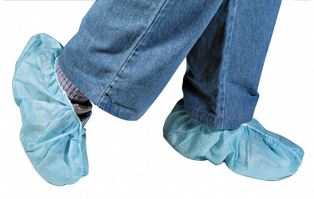 Shoe Covers Polypropylene Blue XL PK100