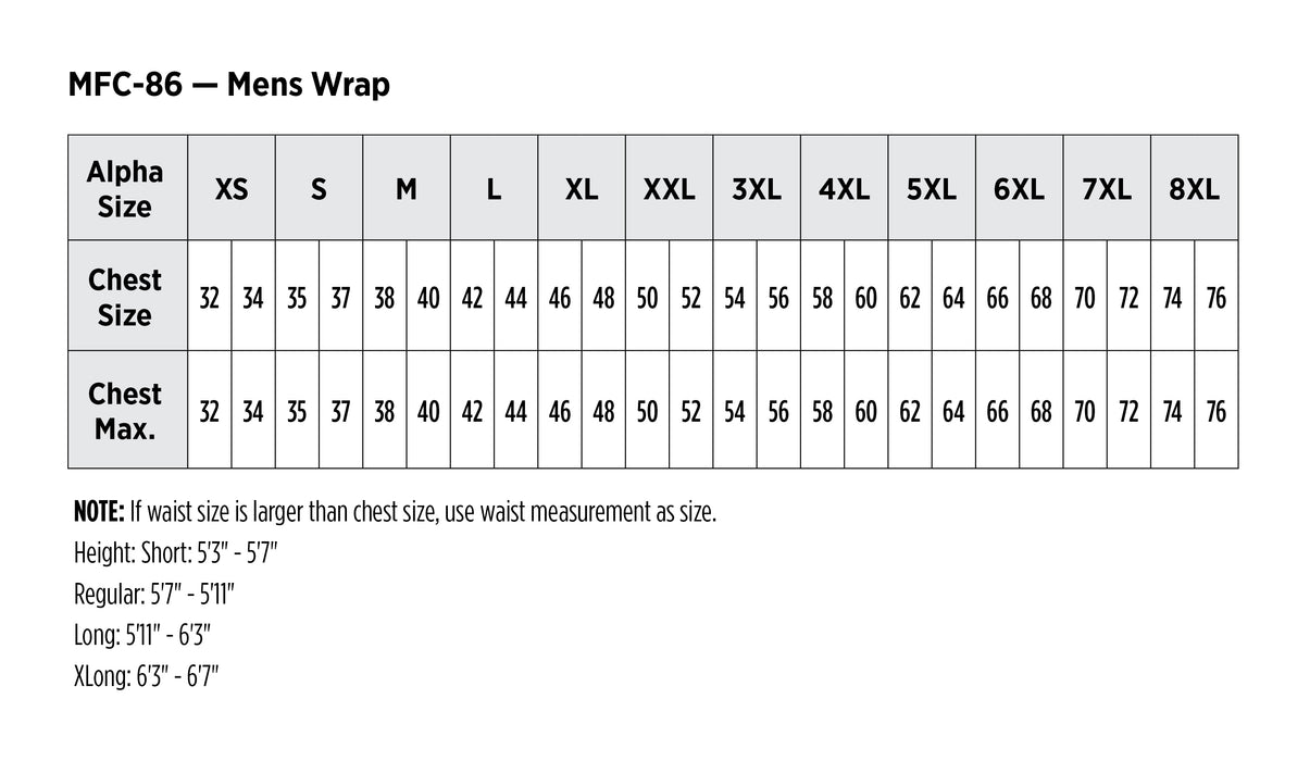 Collarless Butcher Wrap
