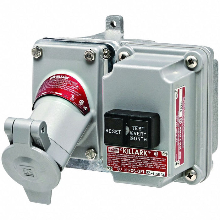 GFCI Receptacle 2Gng 20 A Alum 5-20R