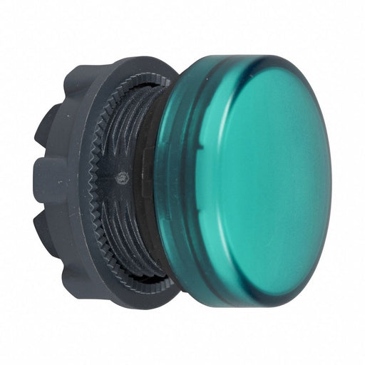 PilotLightHead Green Incandescent 22mm