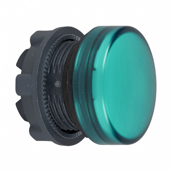 PilotLightHead Green Incandescent 22mm