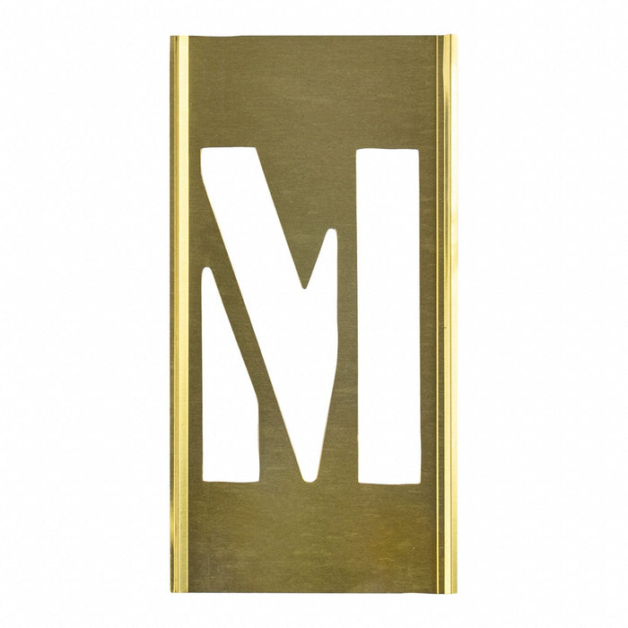 Individual Stencil Letter Brass