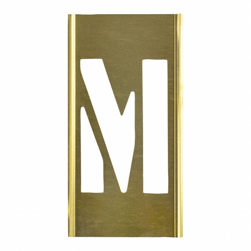 Individual Stencil Letter Brass