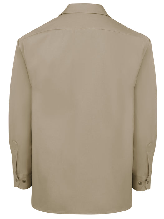 Men's Industrial Heavyweight Twill Long-Sleeve Shirt