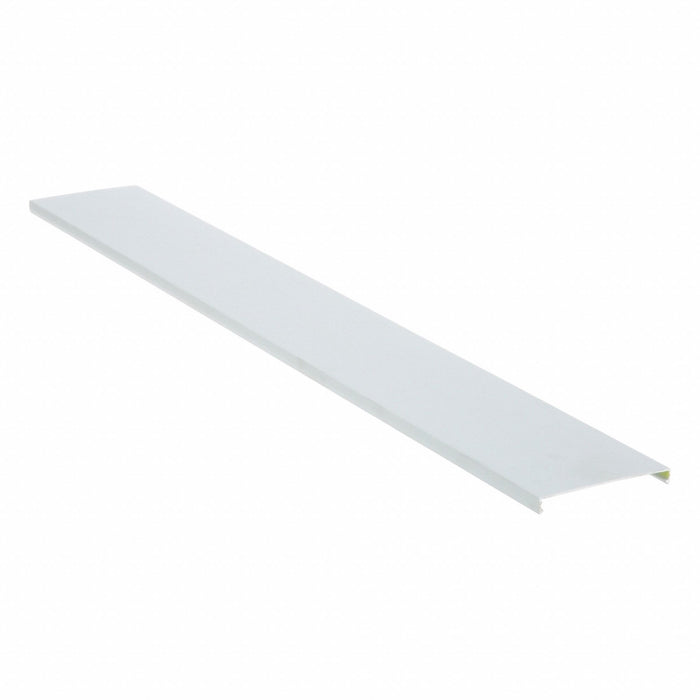 Wire Duct Cover Flush White 4.25Wx0.37D