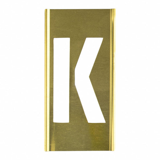 Individual Stencil Letter Brass