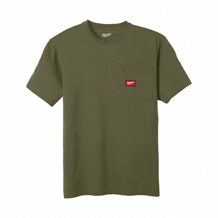 Work Shirt 2XL Olive Green Men s