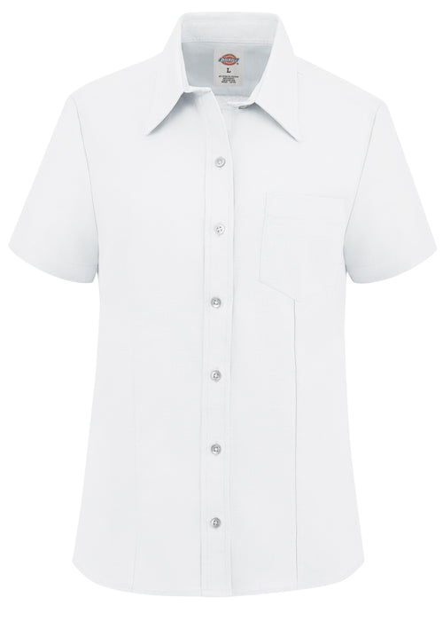 Women's Short-Sleeve Stretch Oxford Shirt