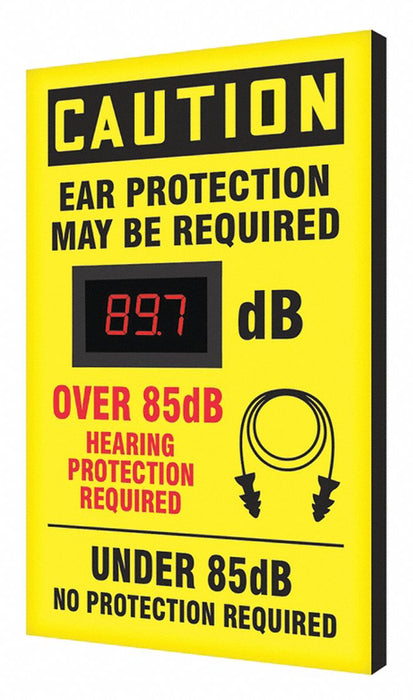 Sound Level Decibel Meter Sign 20 x12 