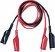 TestLeads Black/Red 600V Vinyl 31/2ft