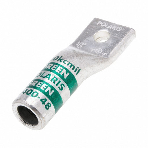 Compression Lugs Aluminum 600 V Green