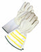 Leather Gloves Gauntlet Cuff M